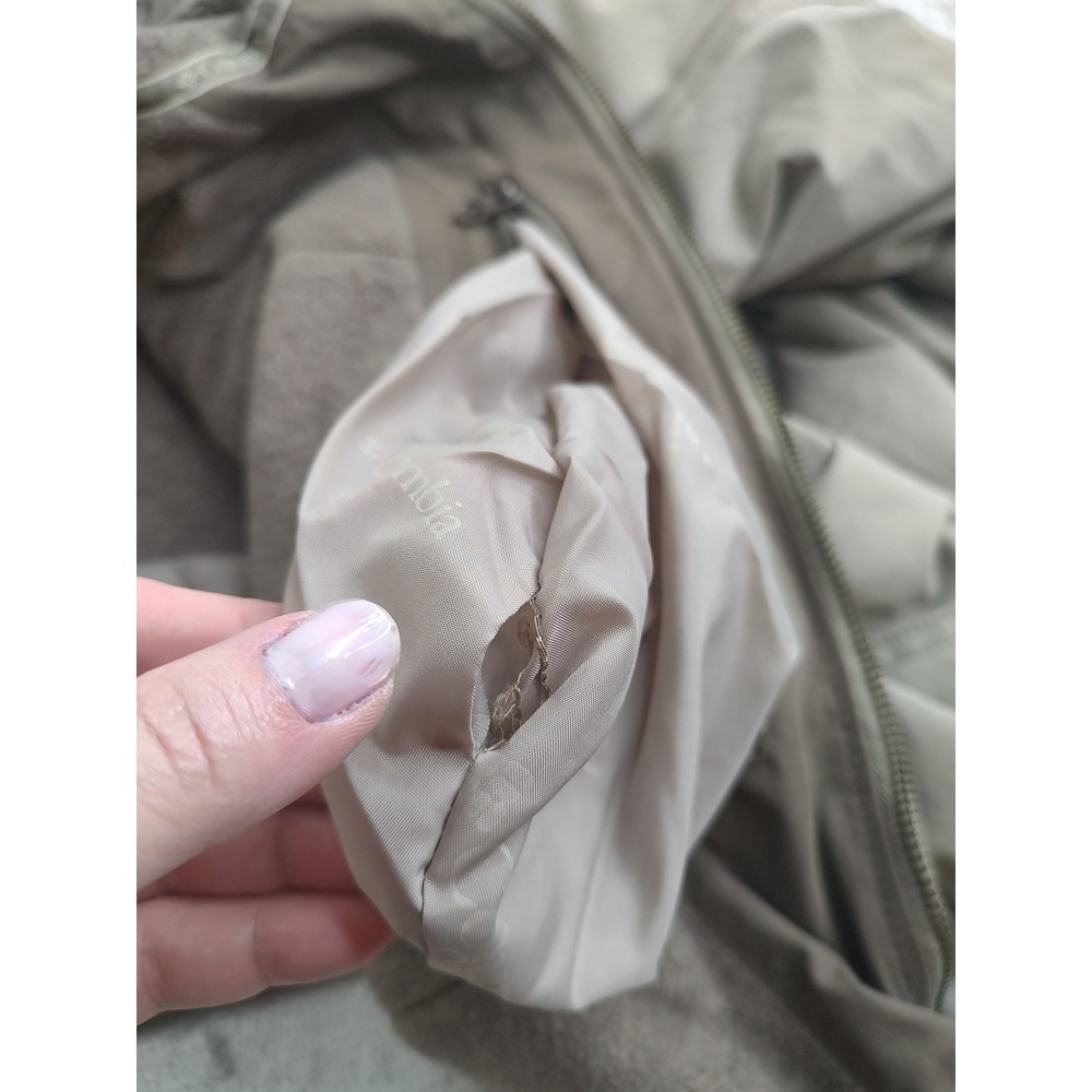 Columbia Sportswear Company Men's XL Tan Fleece Lined Zip Up Jacket Outdoor - Picture 6 of 11